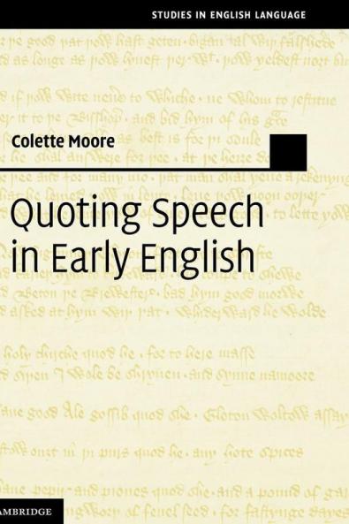 Quoting Speech in Early English