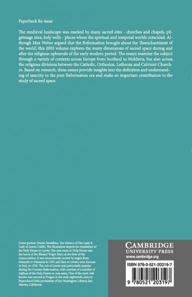 Sacred Space in Early Modern Europe