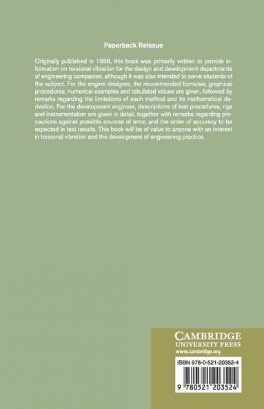 A Handbook on Torsional Vibration