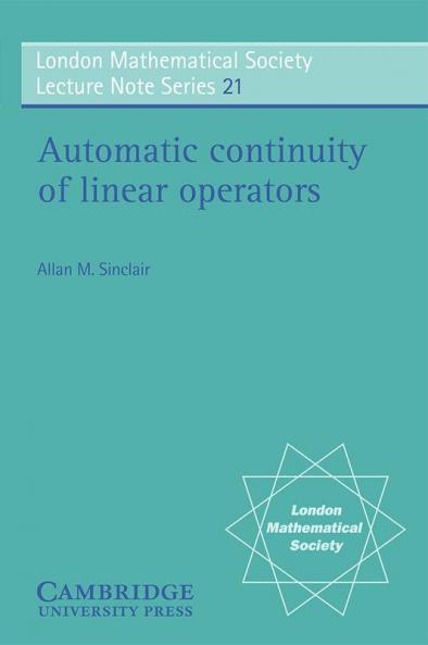 Automatic Continuity of Linear Operators