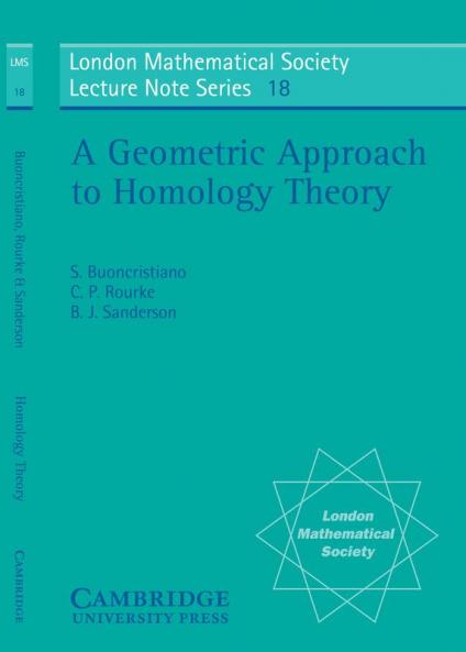 A Geometric Approach to Homology Theory