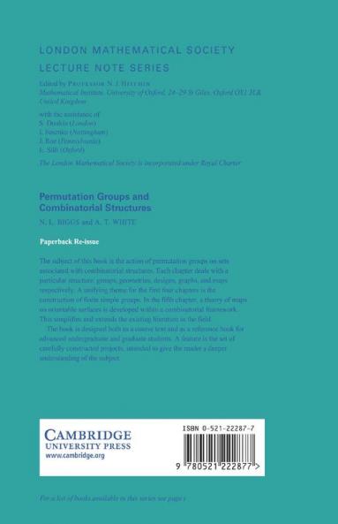 Permutation Groups and Combinatorial Structures