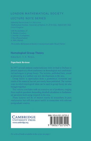 Homological Group Theory