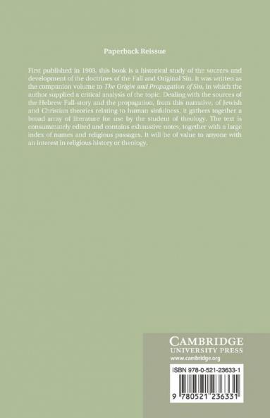 The Sources of the Doctrines of the Fall and Original Sin