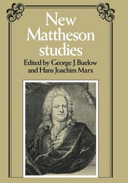 New Mattheson Studies