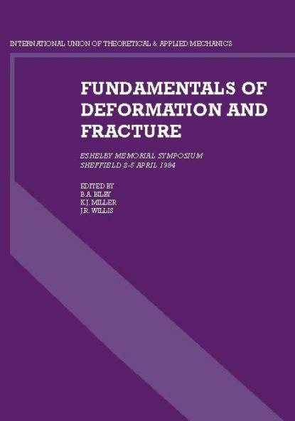 Fundamentals of Deformation and Fracture