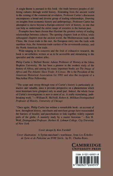 Cross-Cultural Trade in World History