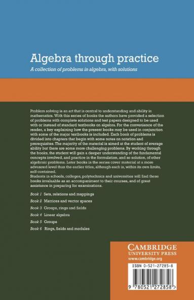 Algebra Through Practice