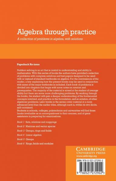 Algebra Through Practice
