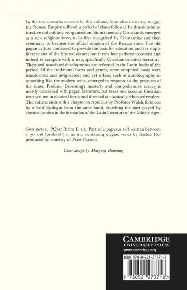 The Cambridge History of Classical Literature