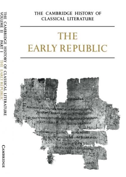 The Cambridge History of Classical Literature