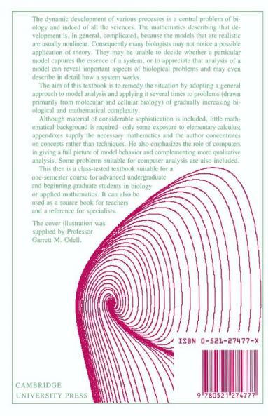 Modeling Dynamic Phenomena in Molecular and Cellular Biology
