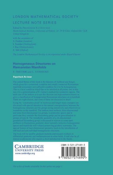 Homogeneous Structures on Riemannian Manifolds