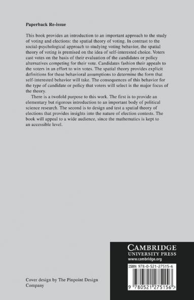 The Spatial Theory of Voting