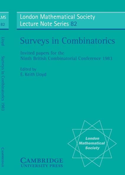 Surveys in Combinatorics