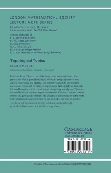 Topological Topics