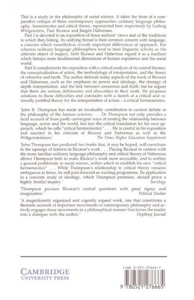 Critical Hermeneutics