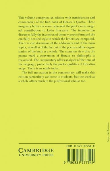 Epistles Book I