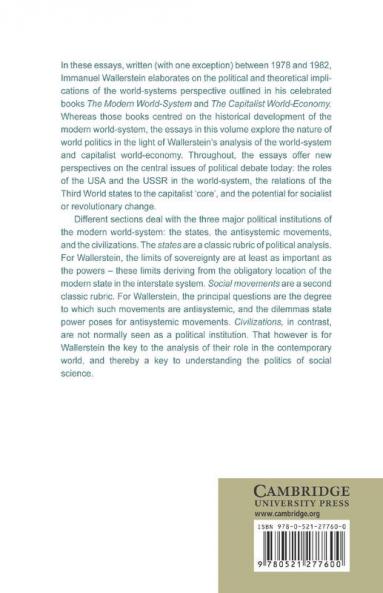 The Politics of the World-Economy