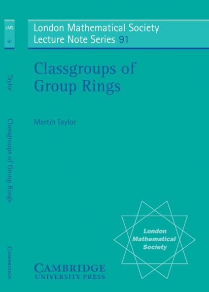 Classgroups of Group Rings