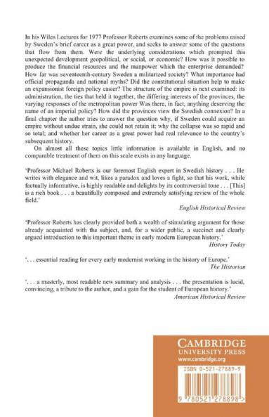 The Swedish Imperial Experience 1560 1718