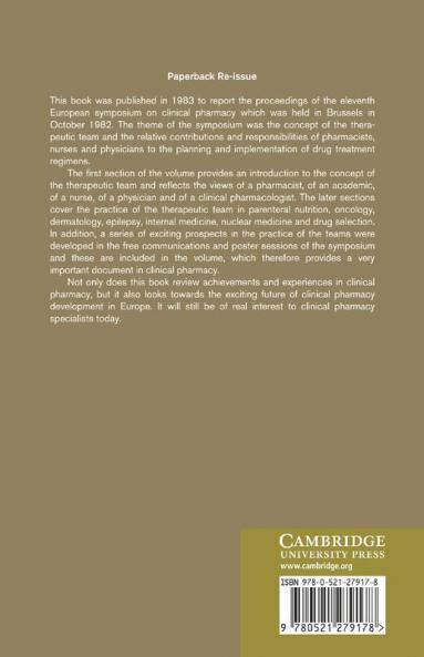 Concept and Practice of Therapeutic Teams