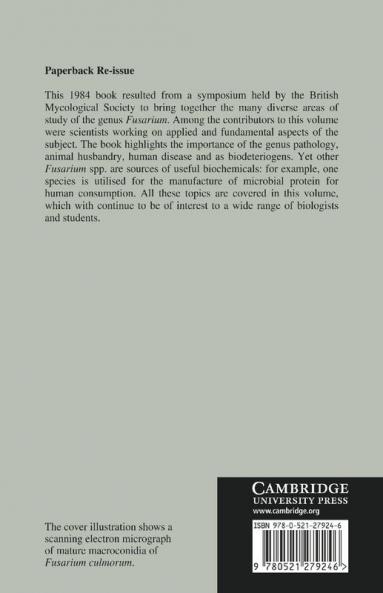 The Applied Mycology of Fusarium