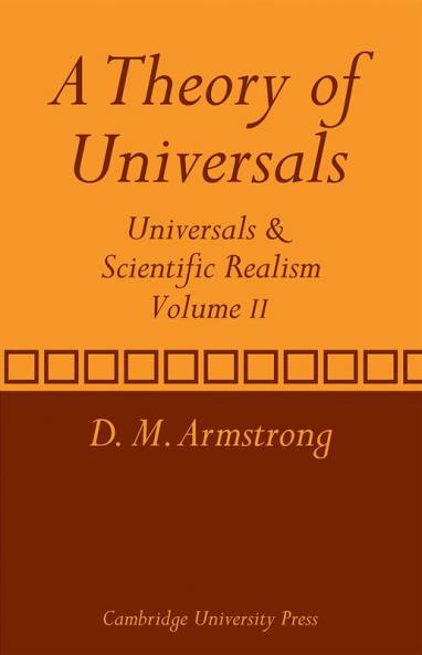 A Theory of Universals