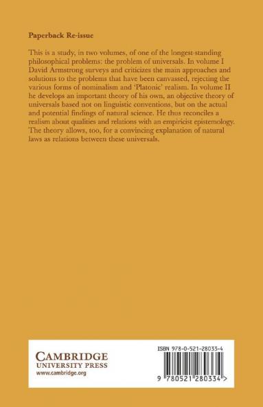 Nominalism and Realism