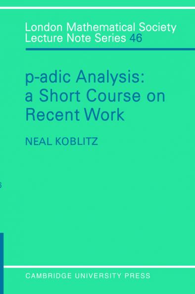 P-Adic Analysis