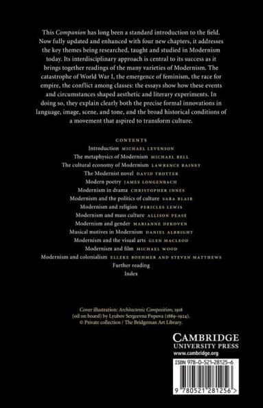 The Cambridge Companion to Modernism