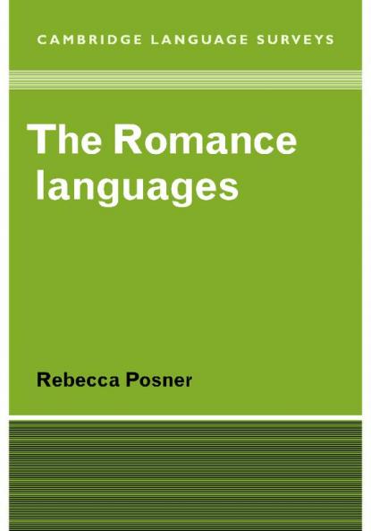 The Romance Languages