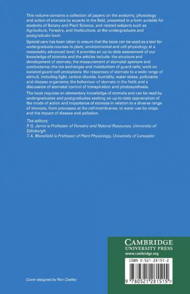 Stomatal Physiology