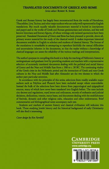 The Hellenistic Age from the Battle of Ipsos to the Death of Kleopatra VII