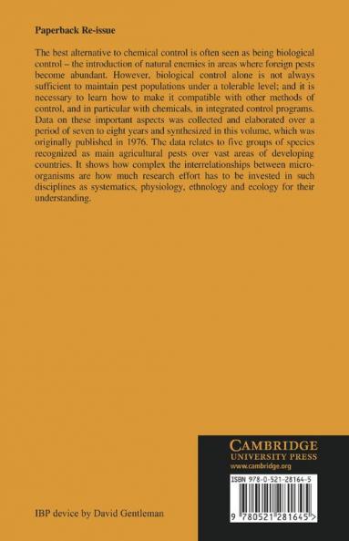 Studies in Biological Control