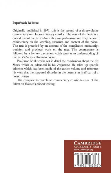 Horace on Poetry