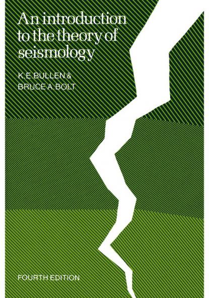 An Introduction to the Theory of Seismology