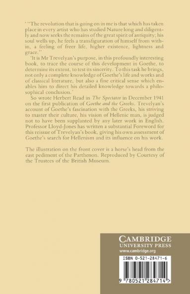 Goethe and the Greeks