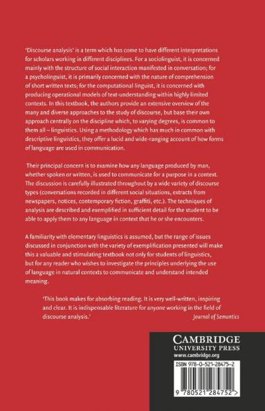 Discourse Analysis
