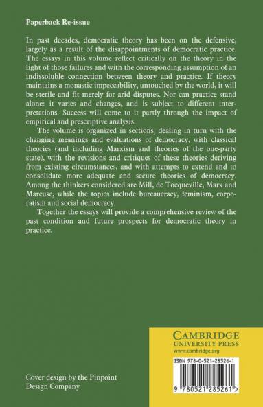 Democratic Theory and Practice