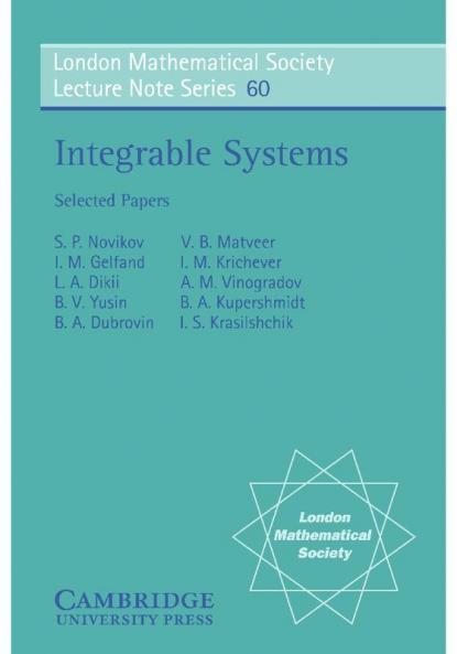 Integrable Systems