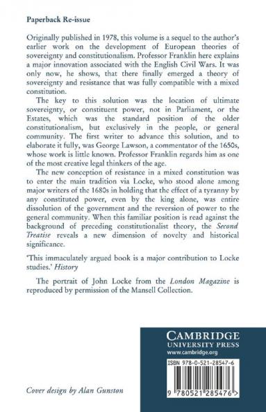 John Locke and the Theory of Sovereignty