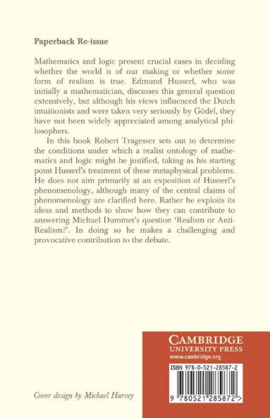 Husserl and Realism in Logic and Mathematics