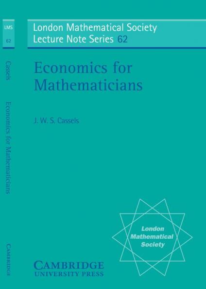 Economics for Mathematicians