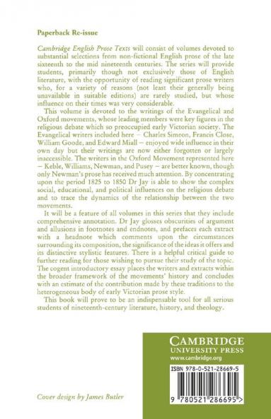 The Evangelical and Oxford Movements