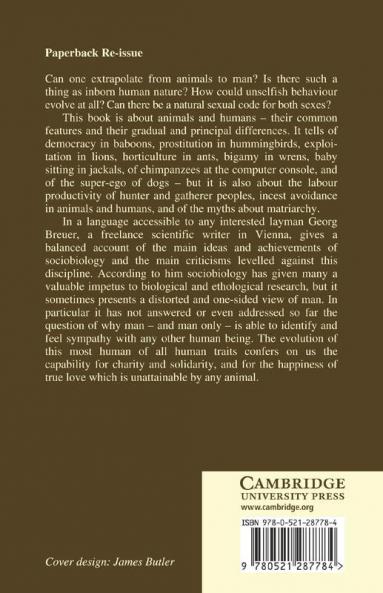 Sociobiology and the Human Dimension