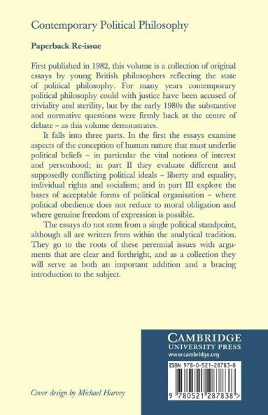 Contemporary Political Philosophy
