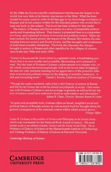 Science in Russia and the Soviet Union