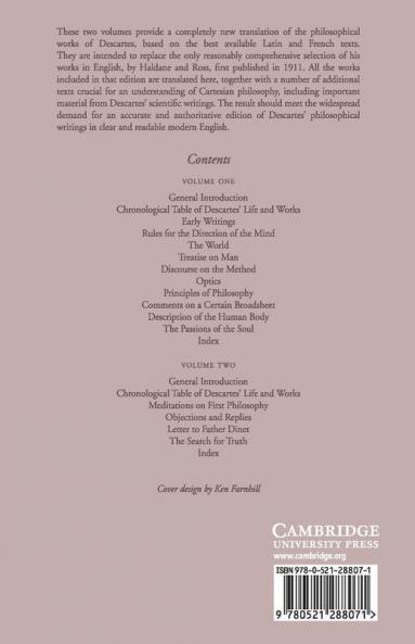 The Philosophical Writings of Descartes