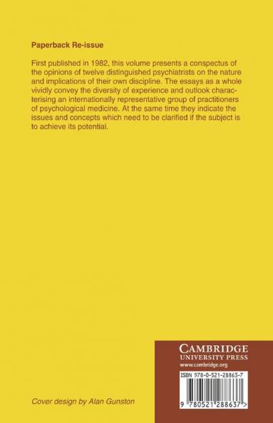 Psychiatrists on Psychiatry